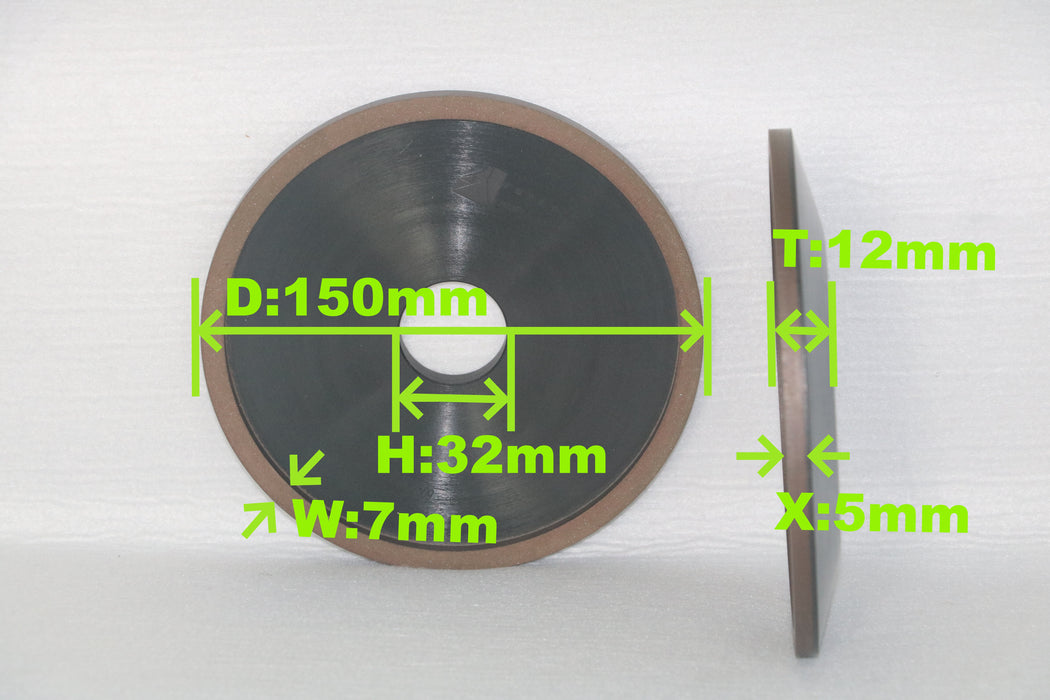 Resin bond diamond grinding wheels with bakelite body for saw blade sharpeing