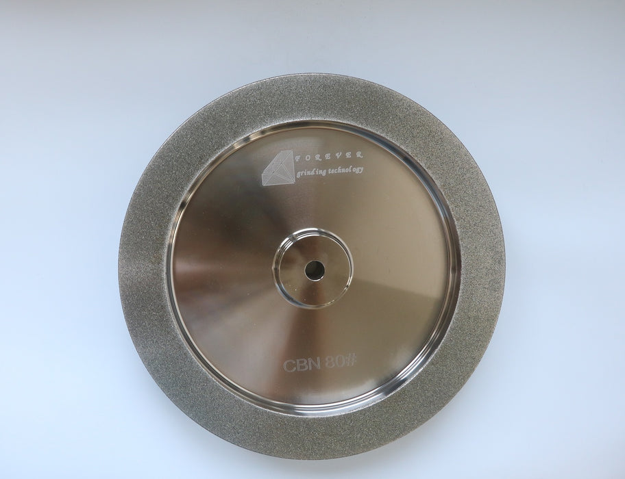 CBN WHEEL FOR TORMEK, 250MM, 12MM ARBOR, GRIT:80&160,STRAIGHT CORNER