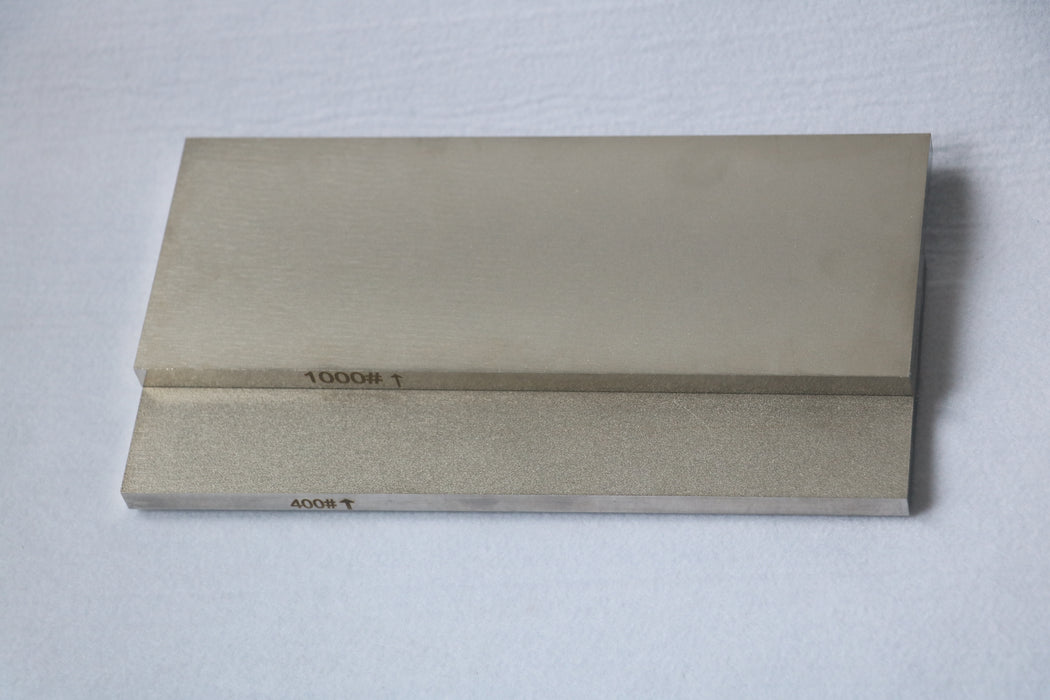 CBN Sharpening Stone 8 inch Double-sided 8” x 3” Whetstone Knife Sharpener, for Sharpening High Speed Steel,Special Steel,for Both Household and Professional Use (80/180,400/1000 Grit)