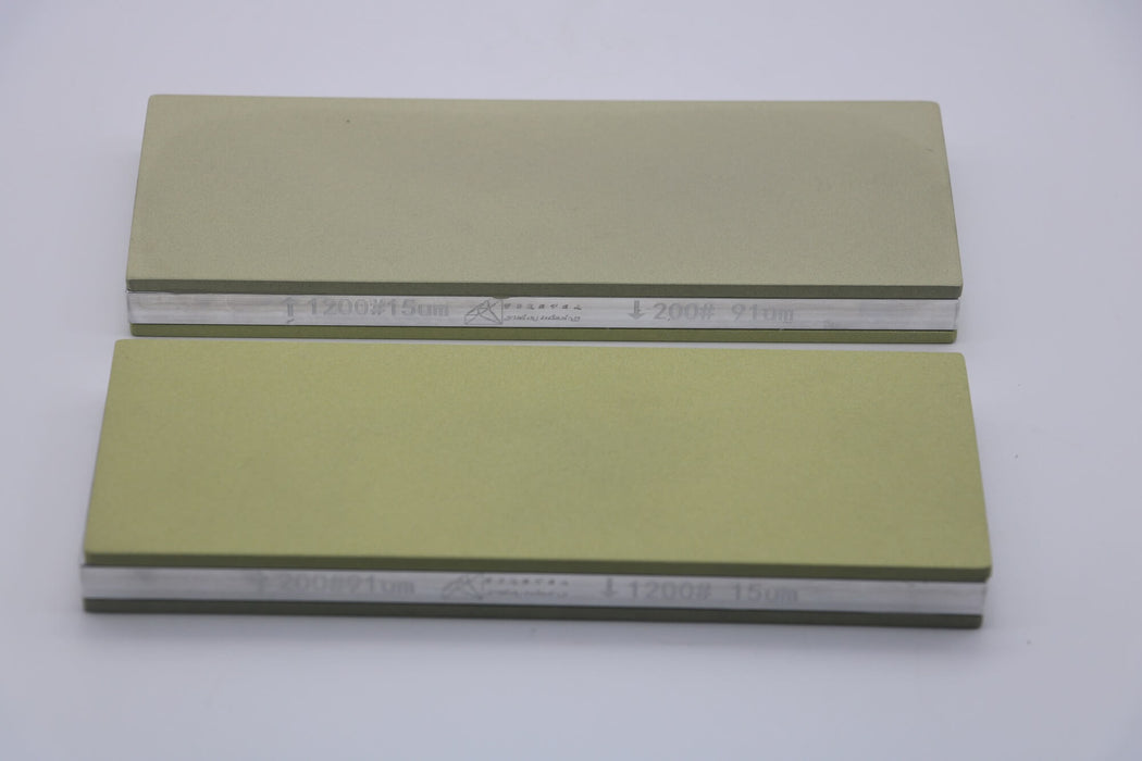 8"x3" Dual-Sided Vitrified Diamond Sharpening Stone,Professional-Grade Diamond Sharpening for a Razor-Sharp Edge