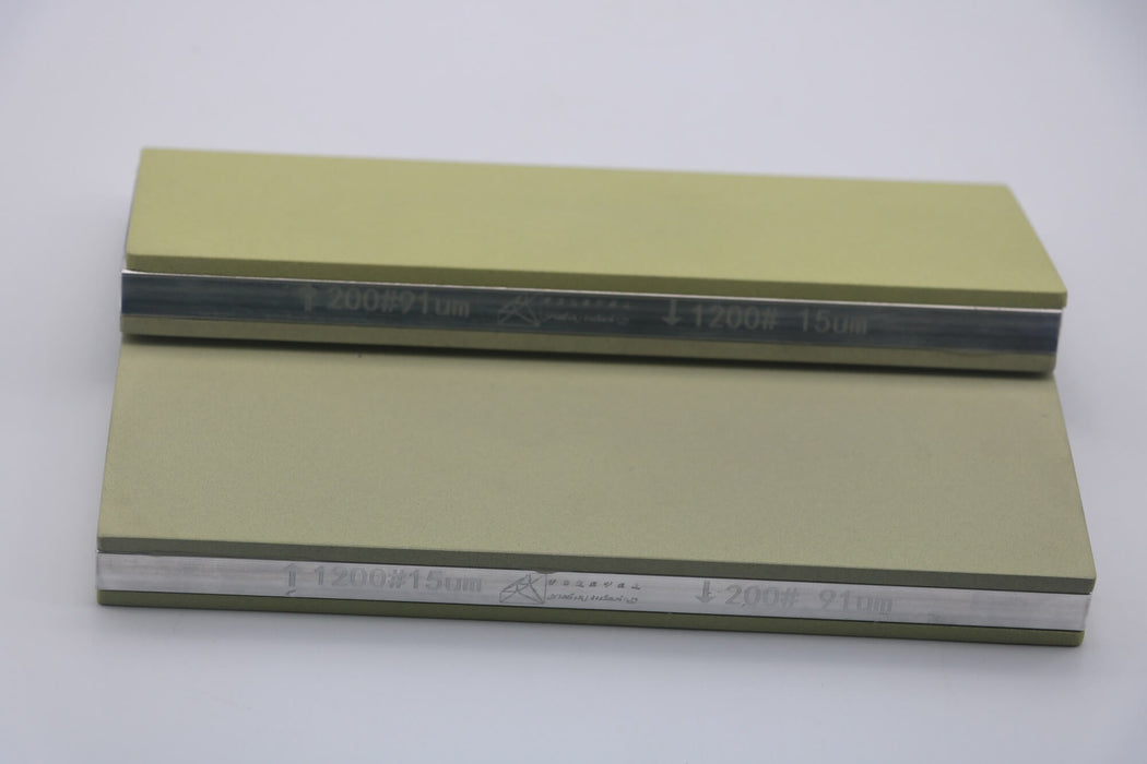 8"x3" Dual-Sided Vitrified Diamond Sharpening Stone,Professional-Grade Diamond Sharpening for a Razor-Sharp Edge