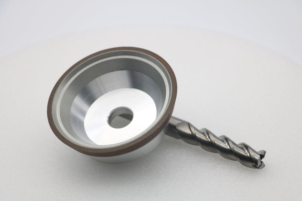 11V9 Diamond grinding wheel 100mm for CNC tool grinder for carbide end mill and reamer clear edge processing