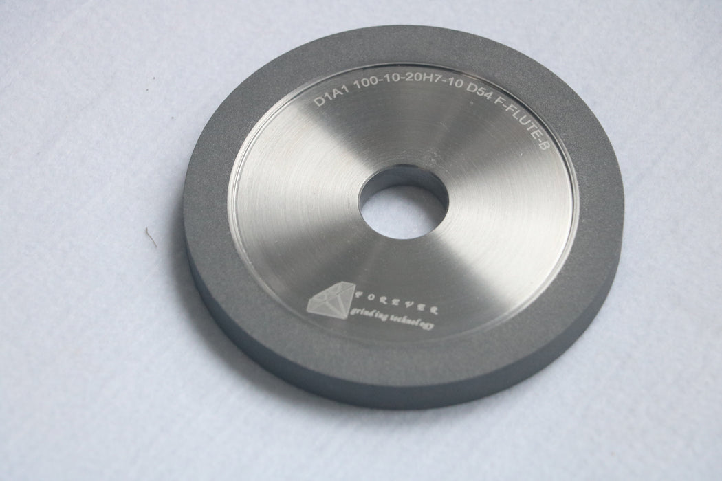 1A1 Hybrid bond diamond grinding wheel for CNC tool grinder for carbide end mill and reamer fluting processing