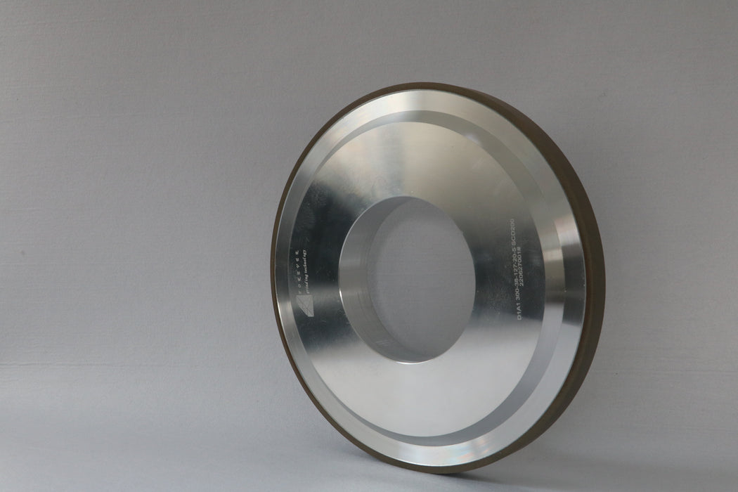 Super size resin bond diamond wheels for cylindrical and flat grinding