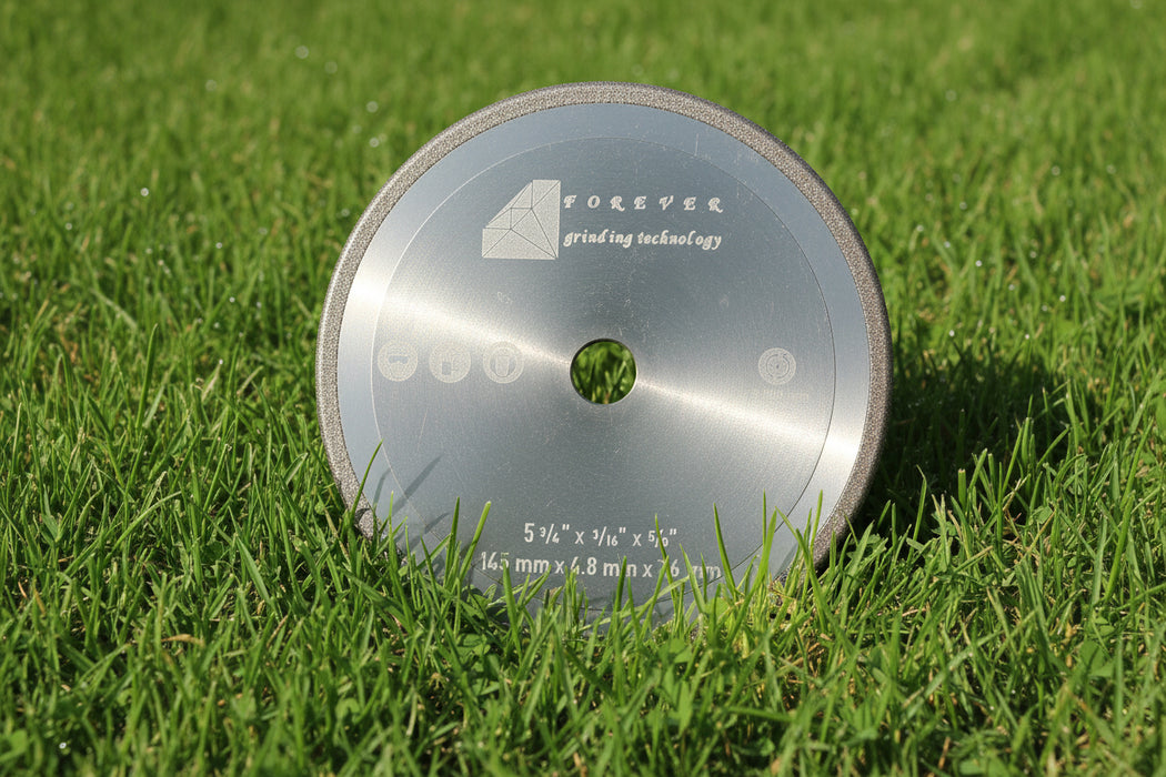CBN Chainsaw Grinding Wheel, 5-3/4" Diameter, 3/16" Thick, for 3/8" and .404" Pitch HSS Chainsaw Chains
