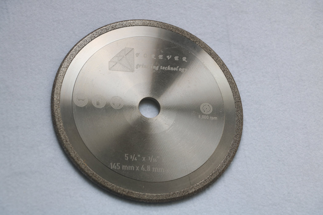 CBN Chainsaw Grinding Wheel, 5-3/4" Diameter, 3/16" Thick, for 3/8" and .404" Pitch HSS Chainsaw Chains