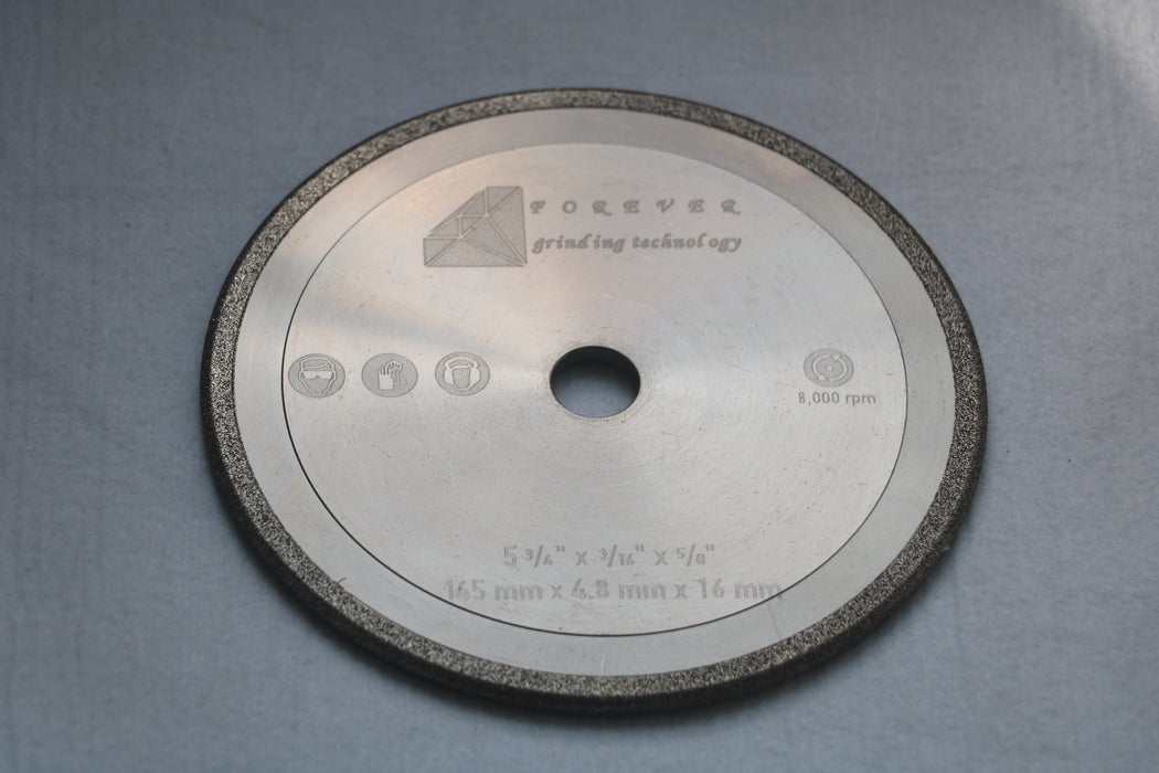 CBN Chainsaw Grinding Wheel, 5-3/4" Diameter, 3/16" Thick, for 3/8" and .404" Pitch HSS Chainsaw Chains