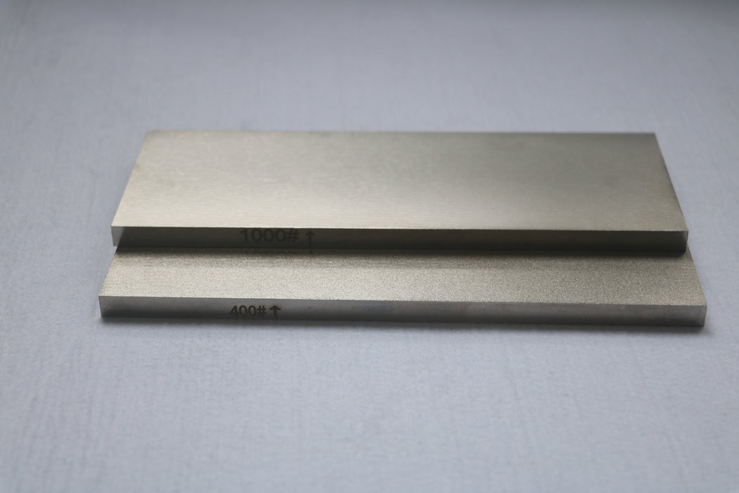 CBN Sharpening Stone 8 inch Double-sided 8” x 3” Whetstone Knife Sharpener, for Sharpening High Speed Steel,Special Steel,for Both Household and Professional Use (80/180,400/1000 Grit)