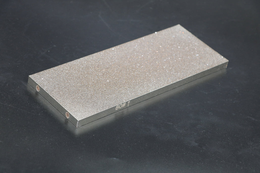 CBN Sharpening Stone 8 inch Double-sided 8” x 3” Whetstone Knife Sharpener, for Sharpening High Speed Steel,Special Steel,for Both Household and Professional Use (80/180,400/1000 Grit)