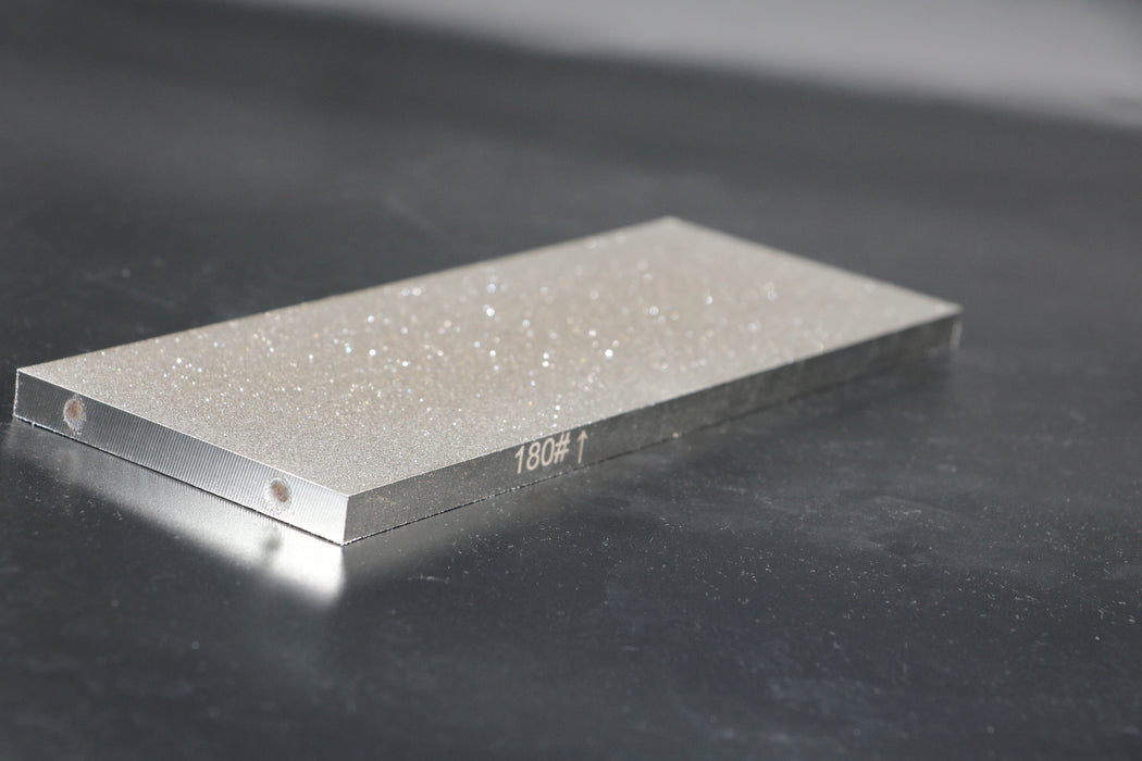 CBN Sharpening Stone 8 inch Double-sided 8” x 3” Whetstone Knife Sharpener, for Sharpening High Speed Steel,Special Steel,for Both Household and Professional Use (80/180,400/1000 Grit)