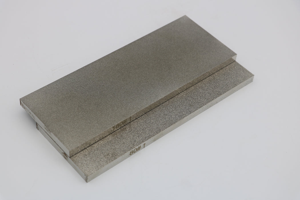 CBN Sharpening Stone 8 inch Double-sided 8” x 3” Whetstone Knife Sharpener, for Sharpening High Speed Steel,Special Steel,for Both Household and Professional Use (80/180,400/1000 Grit)