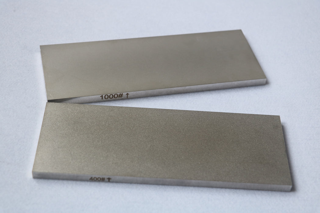 CBN Sharpening Stone 8 inch Double-sided 8” x 3” Whetstone Knife Sharpener, for Sharpening High Speed Steel,Special Steel,for Both Household and Professional Use (80/180,400/1000 Grit)