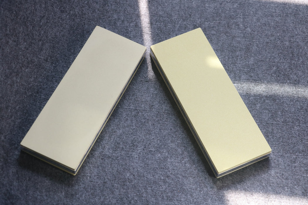 8"x3" Dual-Sided Vitrified Diamond Sharpening Stone,Professional-Grade Diamond Sharpening for a Razor-Sharp Edge