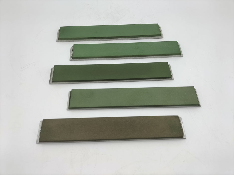 Resin Diamond Sharpening Stone Set, 5pcs, 1x6 Inch, for Edge Pro, Hapstone, TSProf, Jende JIGS for Knives, 200/400/1000/5000/10000 Grit