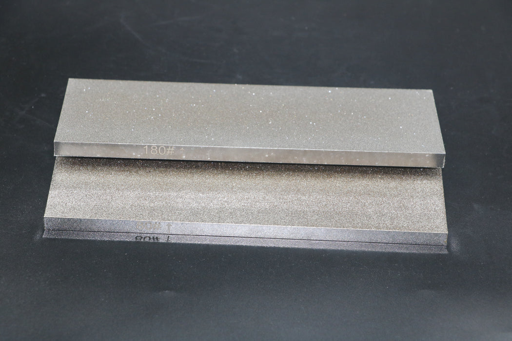 CBN Sharpening Stone 8 inch Double-sided 8” x 3” Whetstone Knife Sharpener, for Sharpening High Speed Steel,Special Steel,for Both Household and Professional Use (80/180,400/1000 Grit)