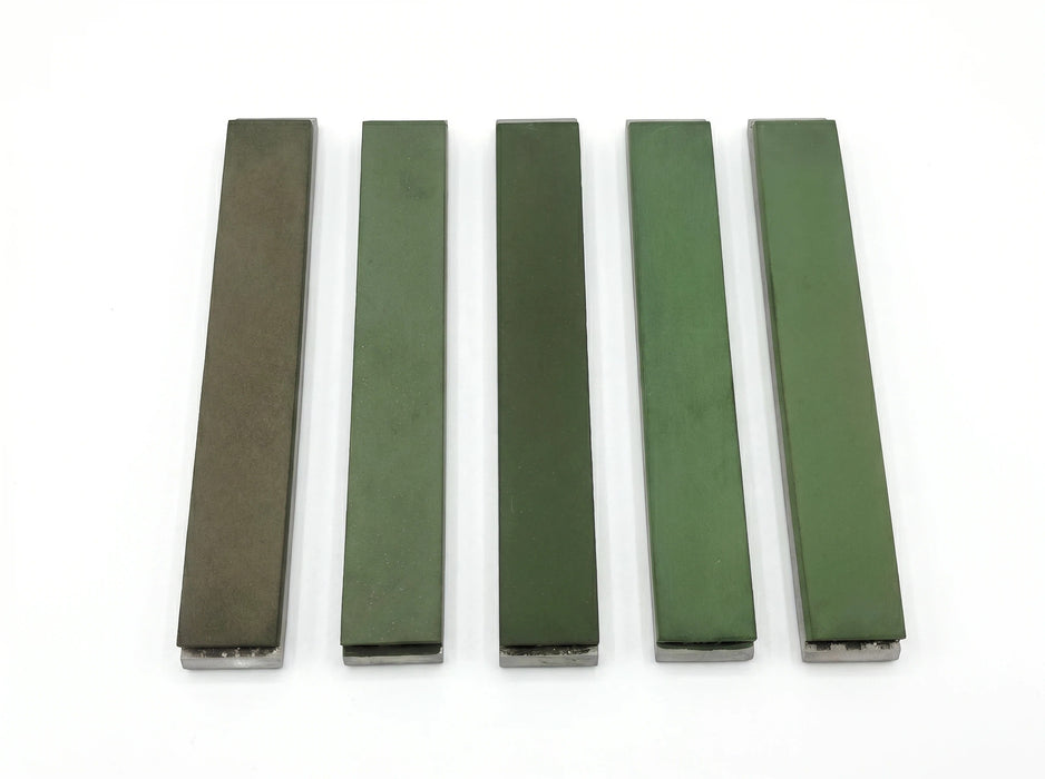 Resin Diamond Sharpening Stone Set, 5pcs, 1x6 Inch, for Edge Pro, Hapstone, TSProf, Jende JIGS for Knives, 200/400/1000/5000/10000 Grit
