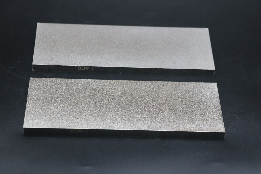 CBN Sharpening Stone 8 inch Double-sided 8” x 3” Whetstone Knife Sharpener, for Sharpening High Speed Steel,Special Steel,for Both Household and Professional Use (80/180,400/1000 Grit)