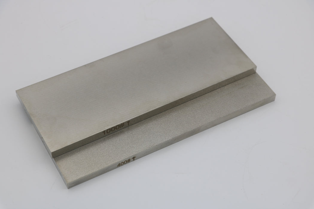 CBN Sharpening Stone 8 inch Double-sided 8” x 3” Whetstone Knife Sharpener, for Sharpening High Speed Steel,Special Steel,for Both Household and Professional Use (80/180,400/1000 Grit)