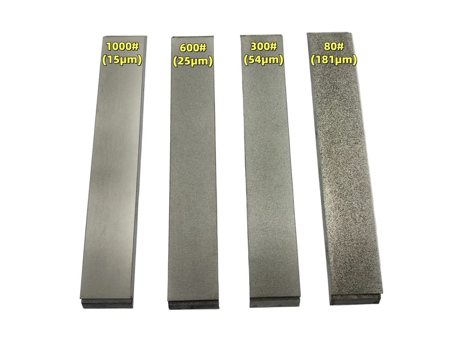 Electroplated CBN Sharpening Stone 1x6" 4pcs/set Whetstone Knife Sharpener for Edge Pro, Hapstone, TSProf, Jende JIGS
