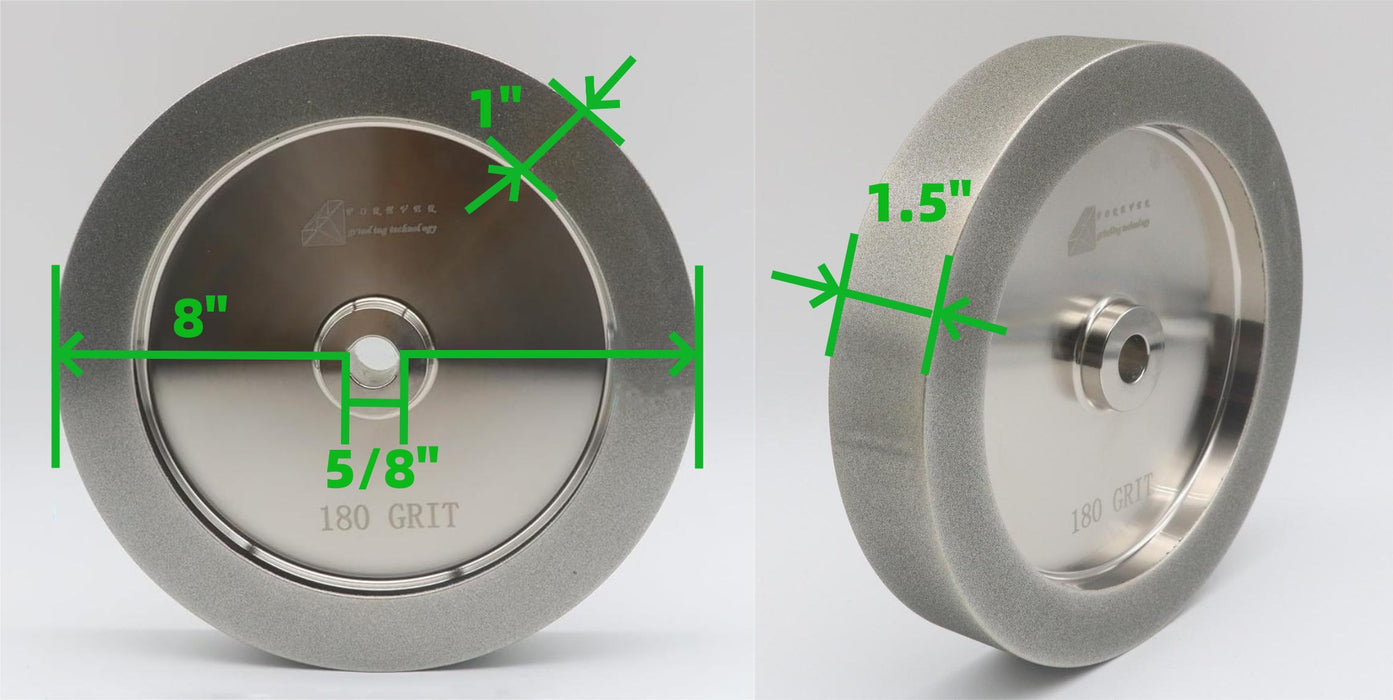 Mega Square 8" Diameter, 5/8" Arbor