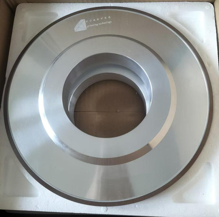 Super size resin bond diamond wheels for cylindrical and flat grinding